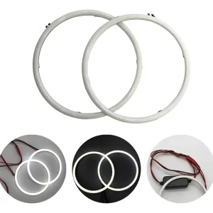 Ojo De Ángel Led Chip Cob Blanco Frío Potente Premium 12-24v