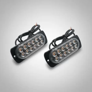 Lampara Led Flash Emergencia Baliza 12led 24v 12v Combinadas