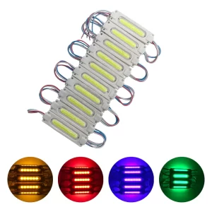 Modulo Led 12v Cob Dome Posición Alta Potencia Ip68 Pack 10