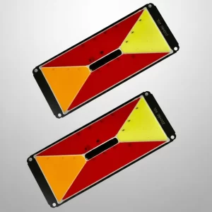 Juego De Faros Luces De Led Para Trailer 12v Extra Chato