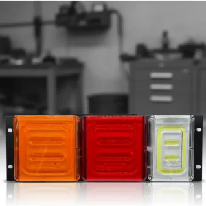 Faro Led Trasero Cob 12/24v Freno Posición Giro Marcha Atrás